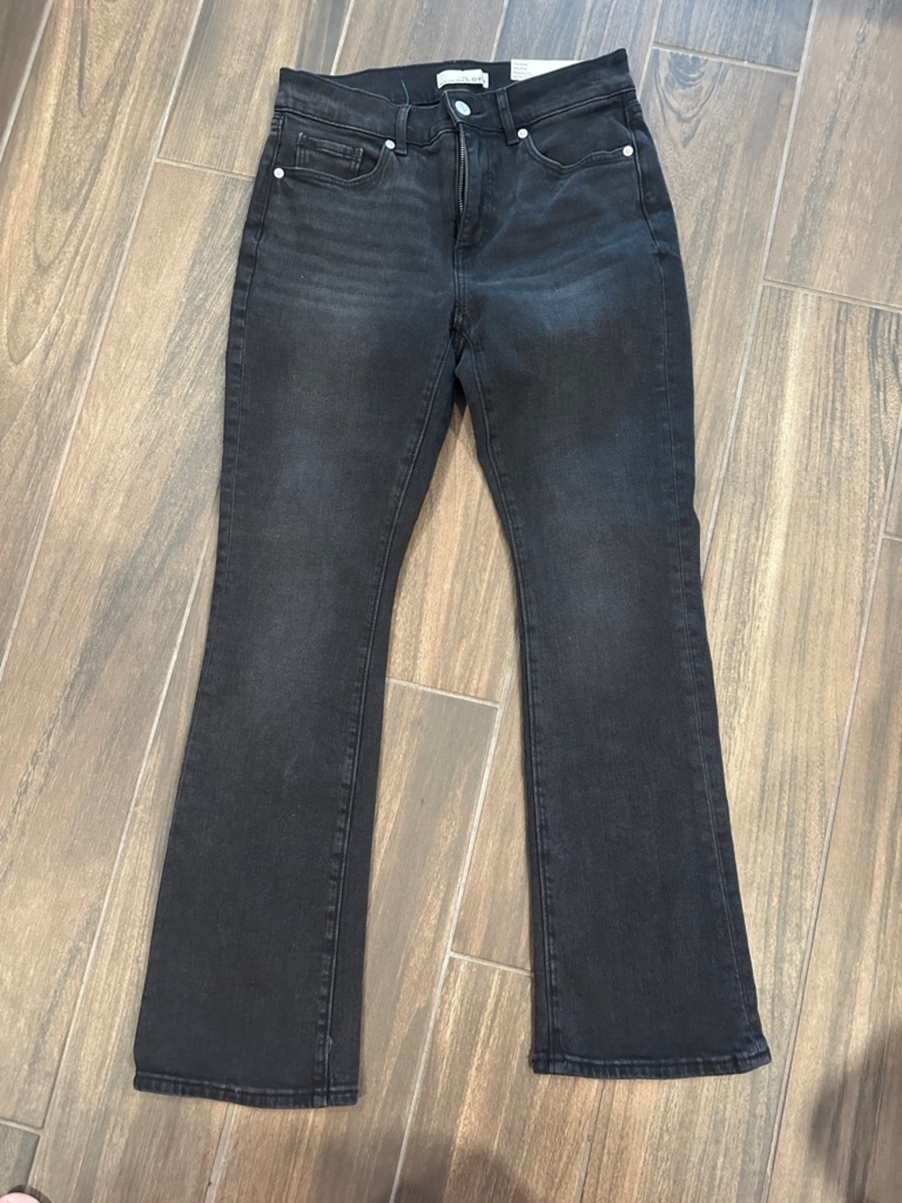 Loft Classic Black Women's boot cut mid rise Jeans 27P